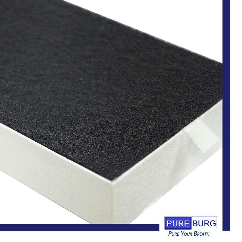 PUREBURG HRF201B True HEPA Replacement Filter Compatible with Honeywell HHT270 HHT270W HHT290 HEPAClean Series Air Purifiers Part HRF201B Type U,H13 Activated carbon 2-IN-1 Air Clean,2-Pack - Image 5